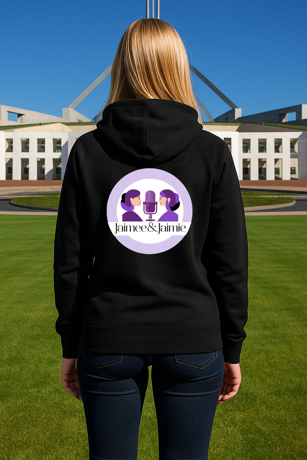 Jaimee and Jaimie Womens Hoodie