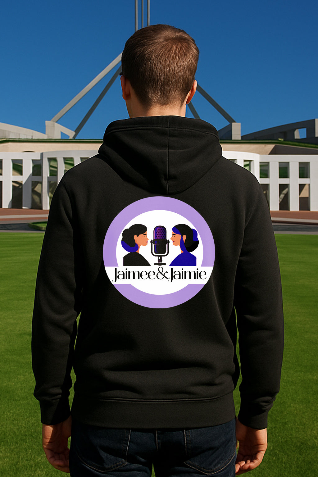 Jaimee and Jaimie Mens Hoodie